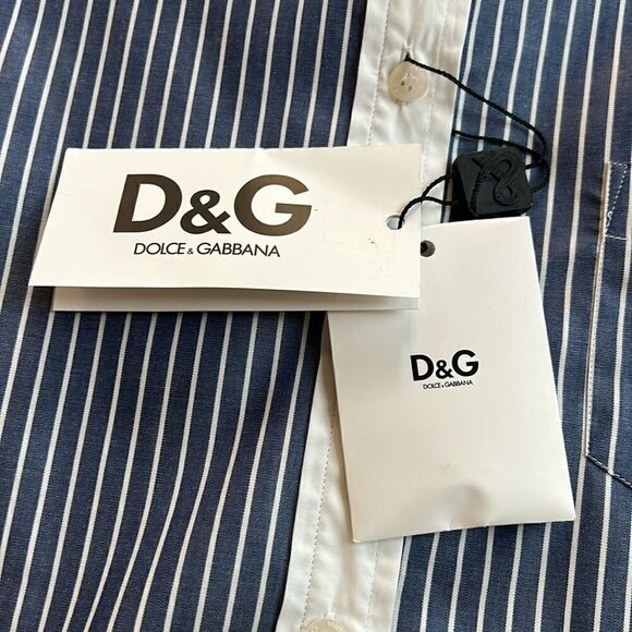 Chic Polished Dolce & Gabbana ‘Easy’ 🇫🇷 French Cuffs. 💯 Cotton look 👀 Sharp - Picture 15 of 17